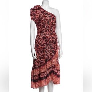 Ulla Johnson Floral Print Midi Dress